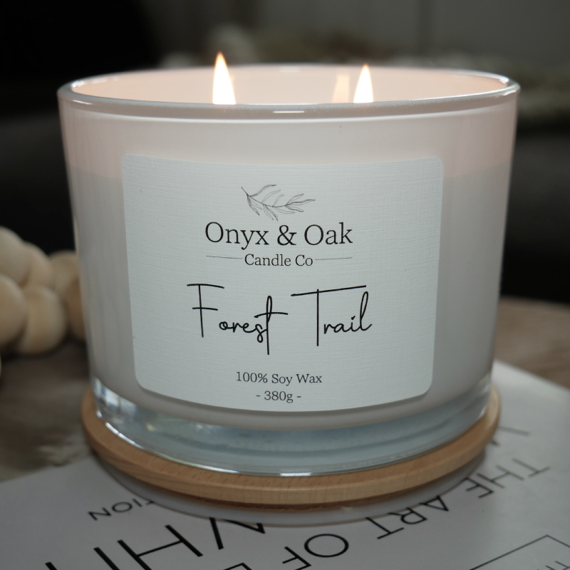 Forest Trail Scented Candle Onyx & Oak Candle Co